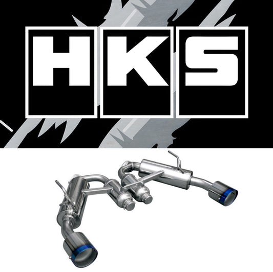 HKS Q50 VQ37 Dual Hi-Power Titanium Tip Catback Exhaust