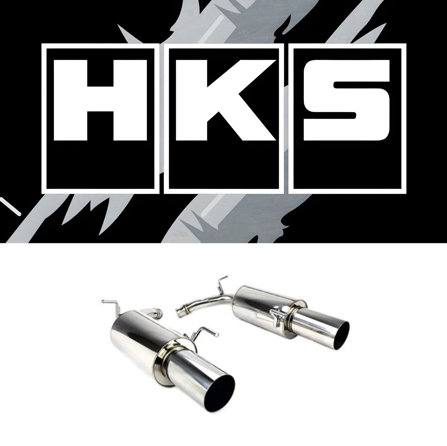 HKS 09-13 G37 Sedan Hi-Power Rear Muffler