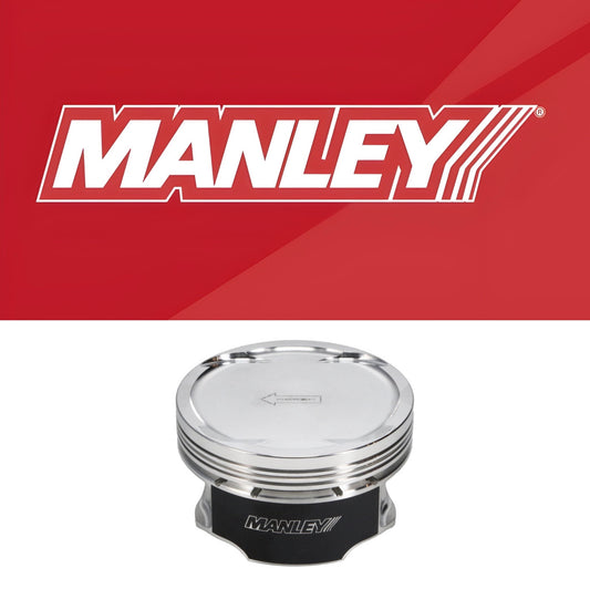 Manley 03-07 Nissan 350Z/Maxima 81.4mm Stroker 96.50mm +1.0mm Bore 8.5:1 Dish Piston Set w/ Rings