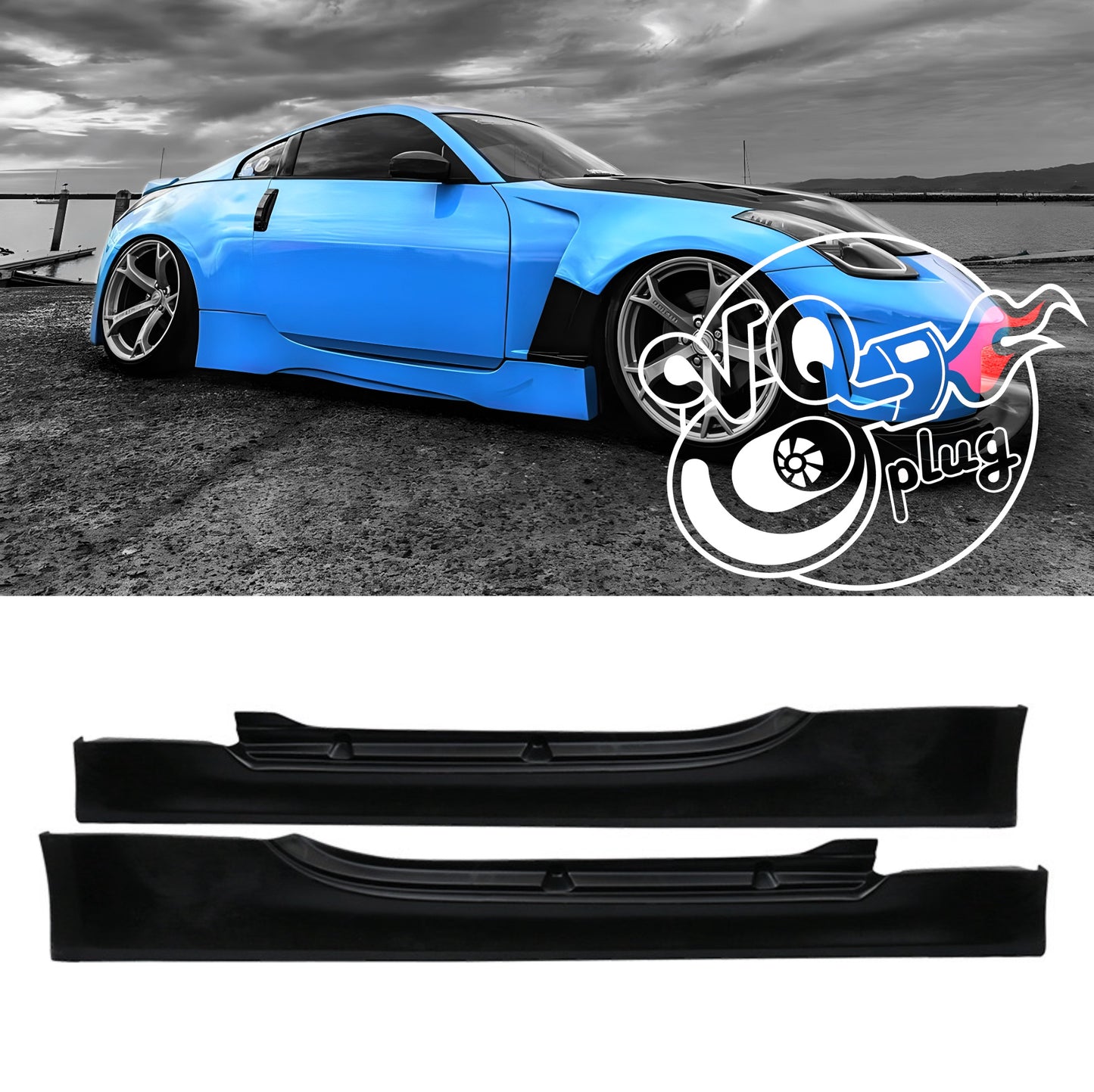 350Z MAG-V2 Style Side Skirts | Polyurethane Construction