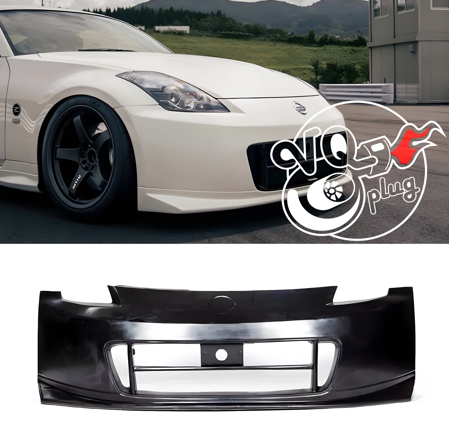 350Z Nismo-2 Style Front Bumper | Polyurethane Construction