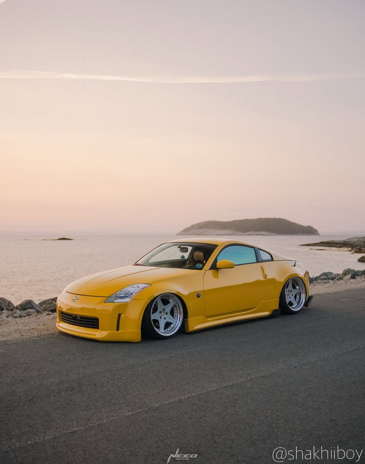 350Z INGS Style Front Bumper Lip | Polyurethane Construction