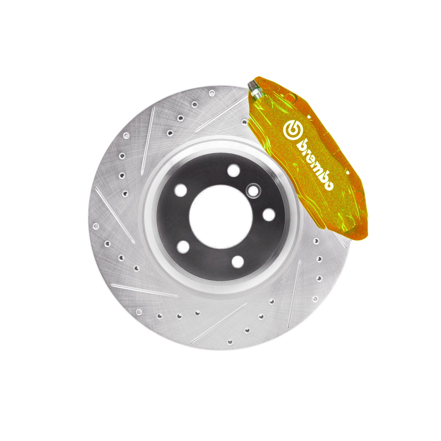 Crazy Bright Reflective Caliper Wrap | High-Temp Vinyl for Glowing Brake Calipers