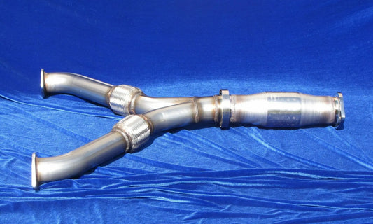 Motordyne G35/350Z/G37/370Z XYZ Pipe w/High Flow Catalytic Converter RWD