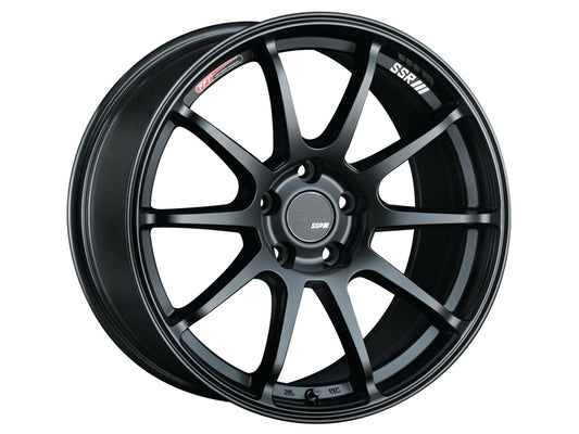 SSR GTV02 18x8.5 5x114.3 40mm Offset Flat Black Wheel