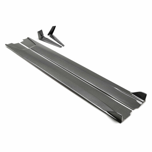 Seibon TB-style carbon fiber side skirts for 2017-2022 Infiniti Q60