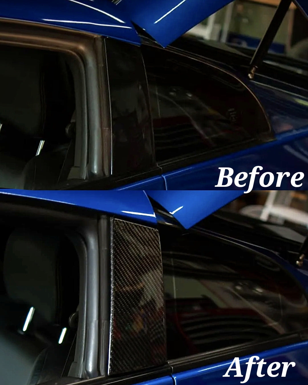 350z Carbon Fiber B Pillars (Left and Right)