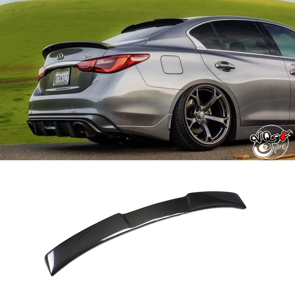 Q50 Carbon Fiber M Style Roof Spoiler