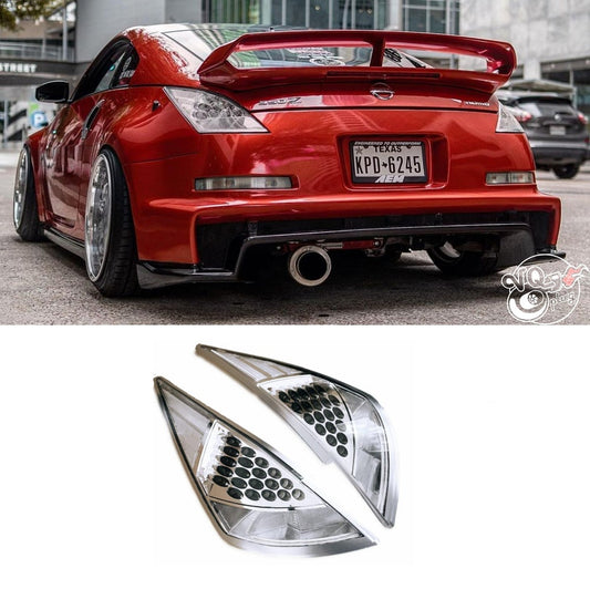350z Clear/Chrome Tail Lights