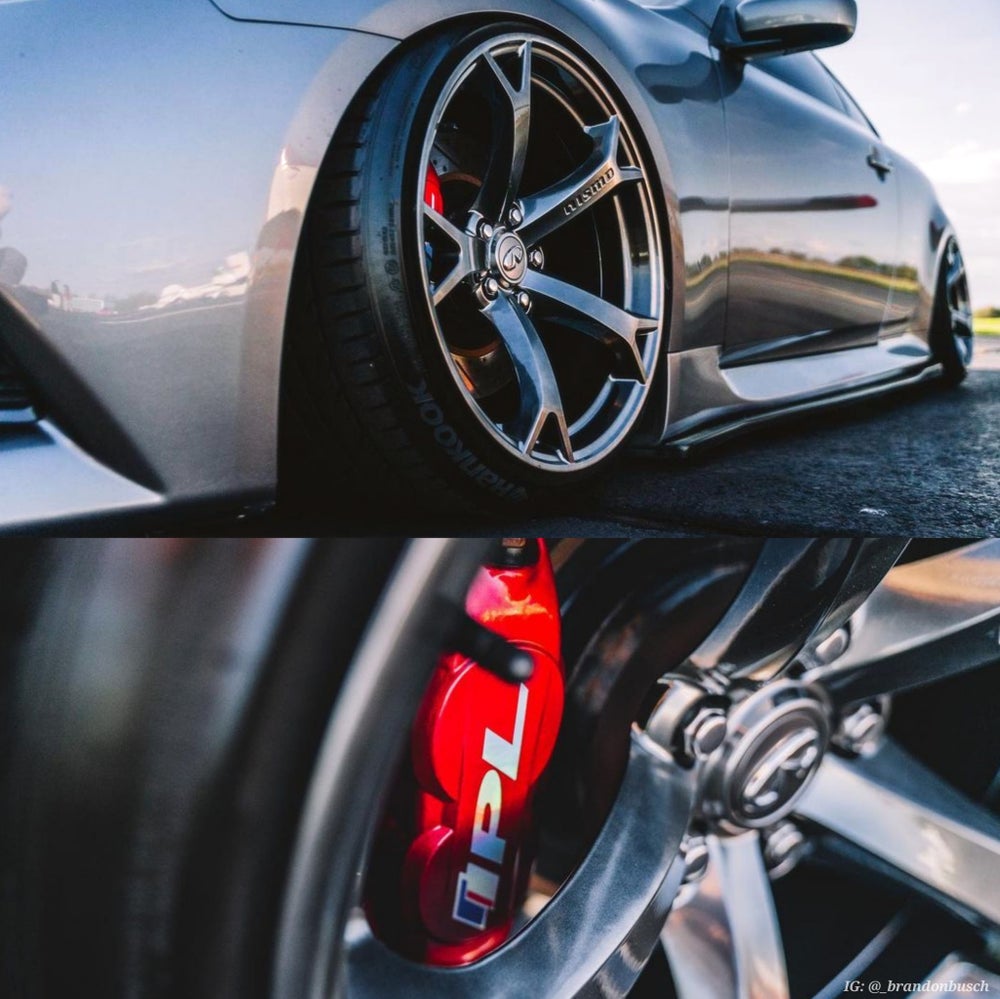 G/Z/Q Forged Aluminum Wheel Spacers - 350z, 370z, Competition Use, Cosmetic, Coupe custom car wheel brake