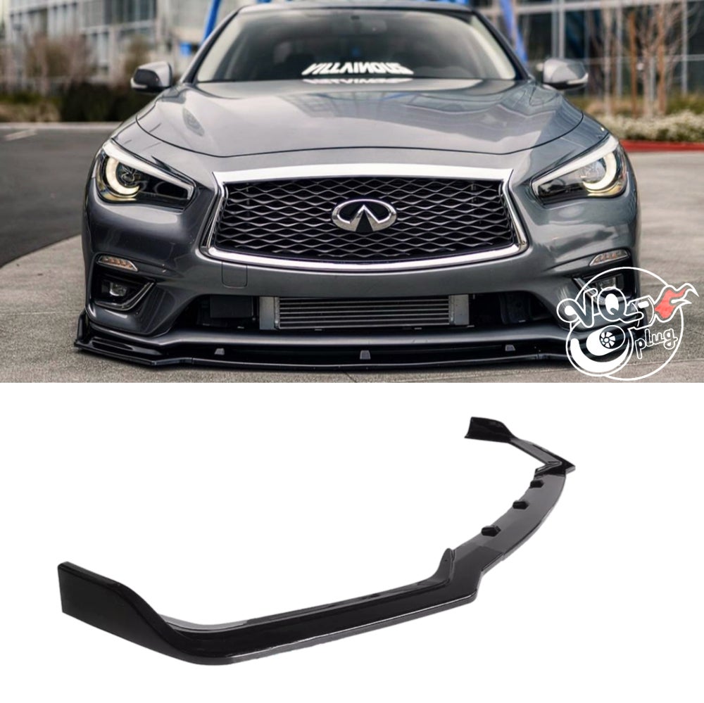 Q50/Q50s Gloss Black Front Bumper Splitter