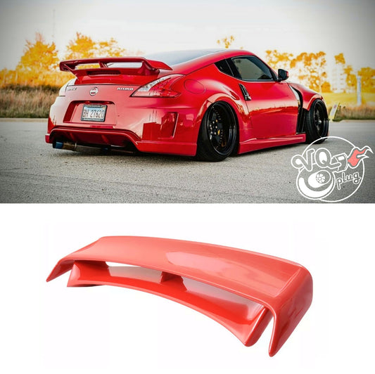 370z OEM Nismo V1 Style Spoiler - 370z, Cosmetic, Discount $10, VQ37VHR red car spoiler