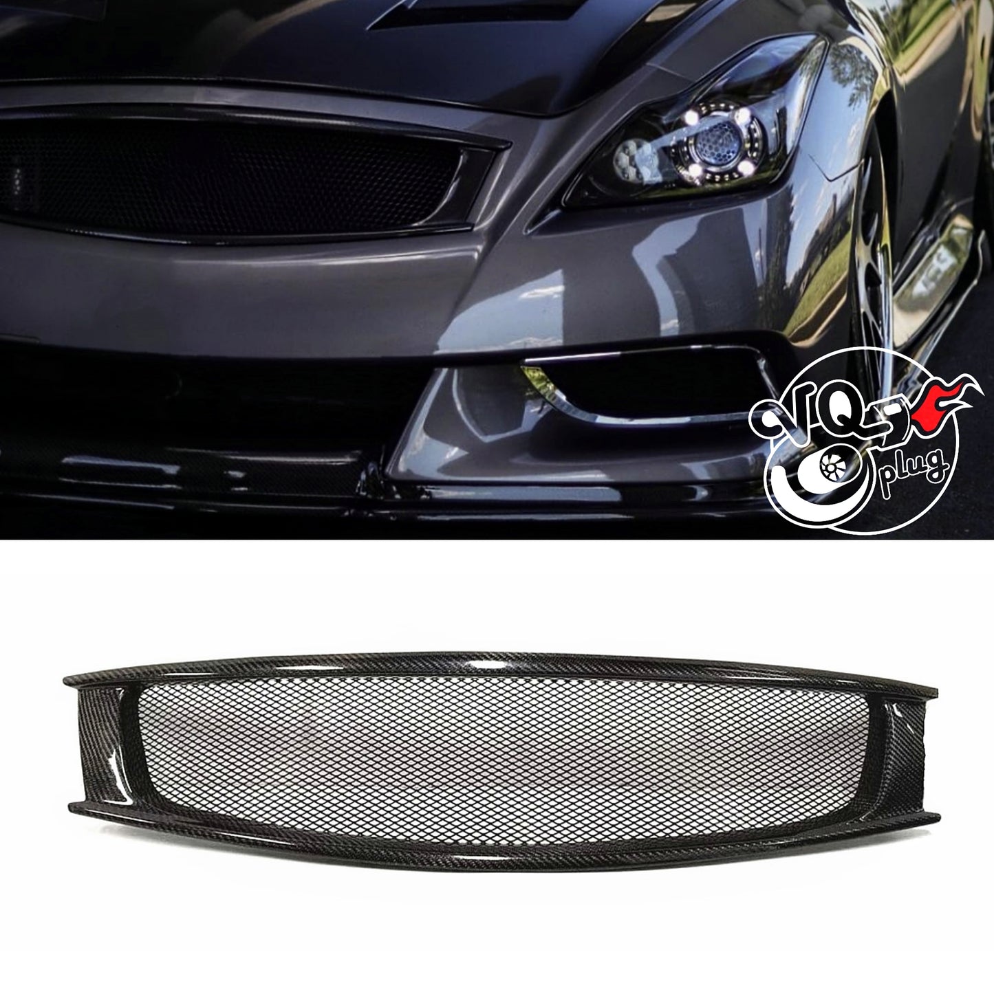 G37 Coupe Real Carbon Fiber Grill