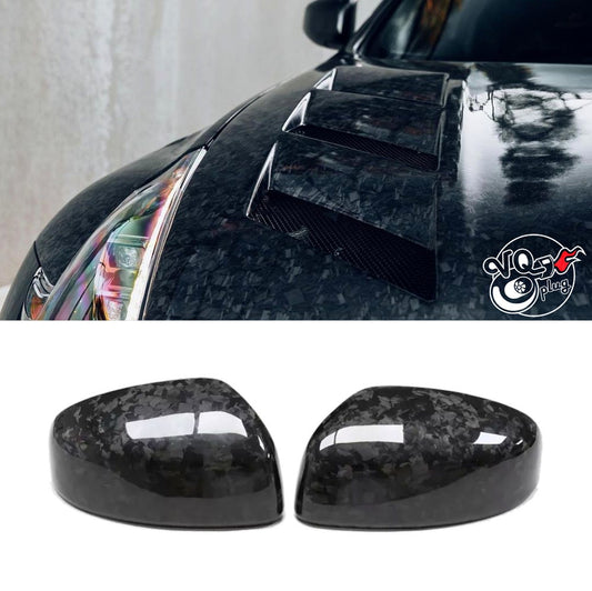 370z Forged Carbon Fiber Mirror Overlays - 370z Forged Carbon Fiber Mirror Overlays - 370z, Cosmetic, Discount $15,