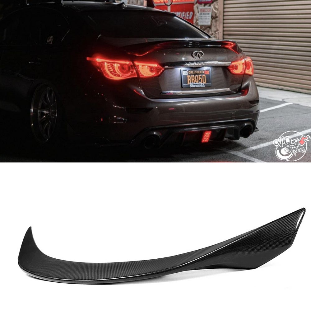 Q50 Carbon Fiber R Style Rear Spoiler