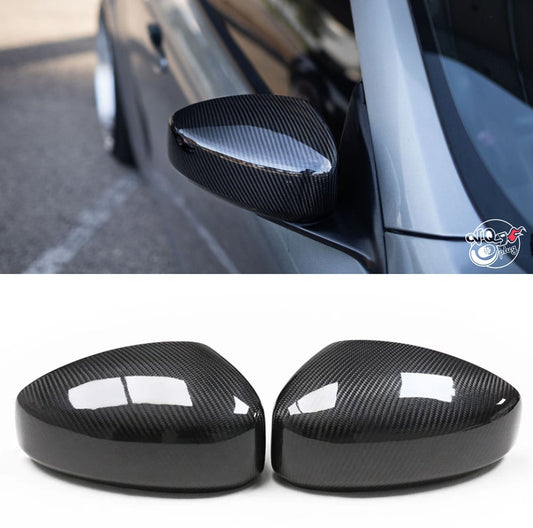 G35 Coupe Carbon Fiber Mirror Overlays