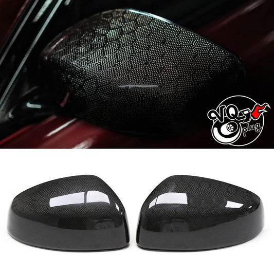 G37 Honeycomb Carbon Fiber Mirror Overlays