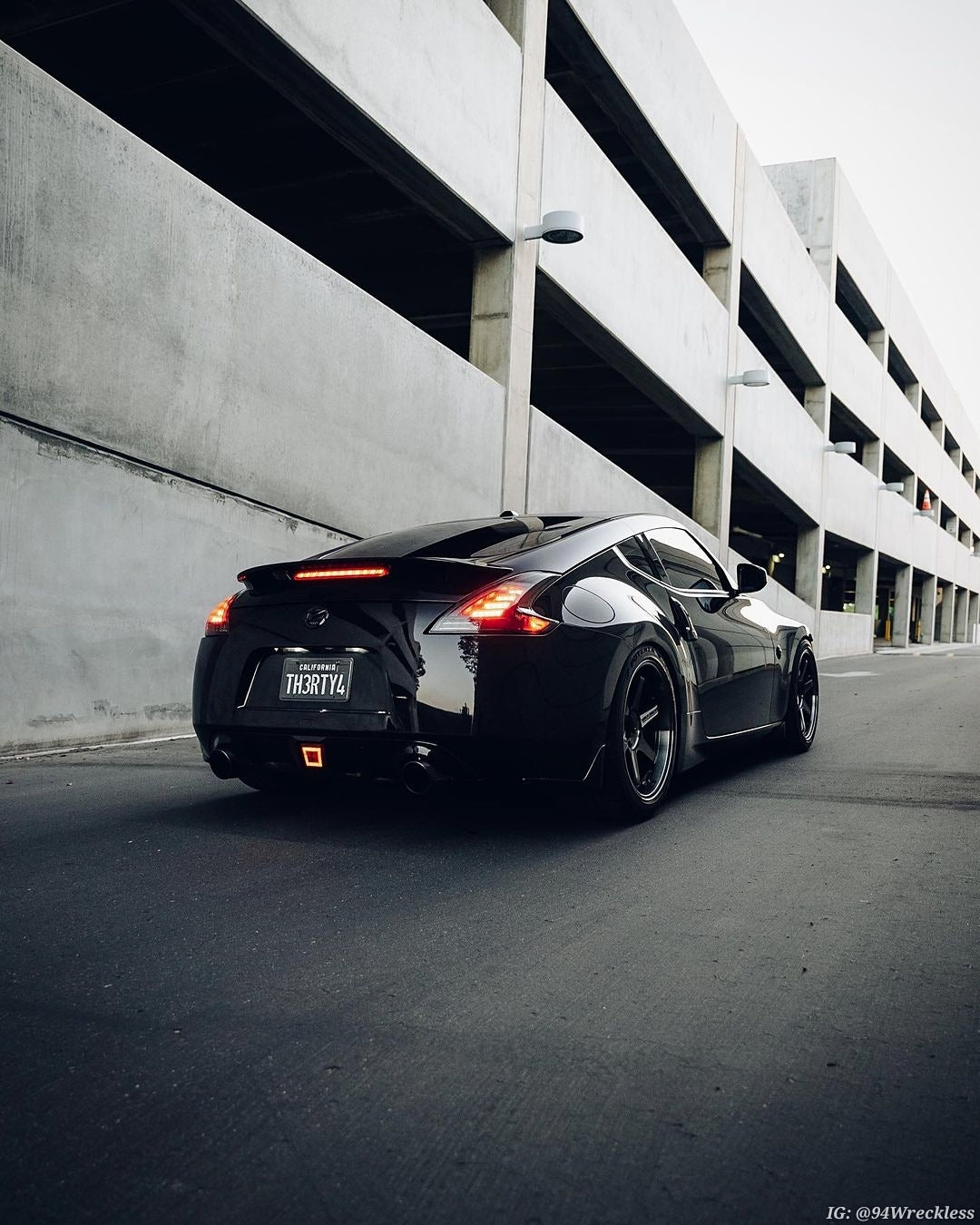 370z Rear Diffuser LED Brake Light - 370z, Cosmetic, Discount $5, Ebay, VQ37VHR black sports car
