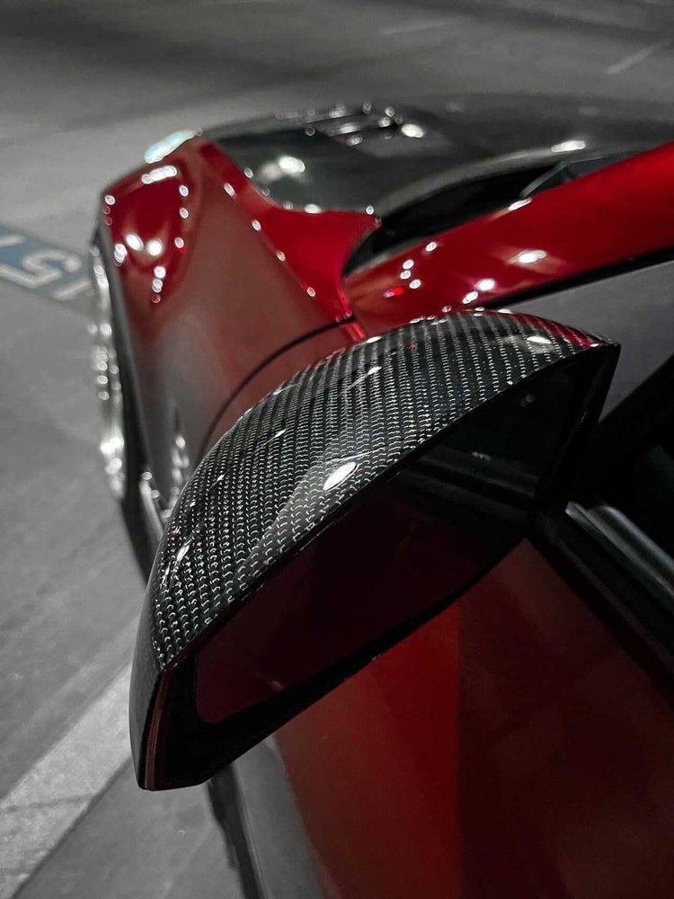 350z Carbon Fiber Mirror Overlays