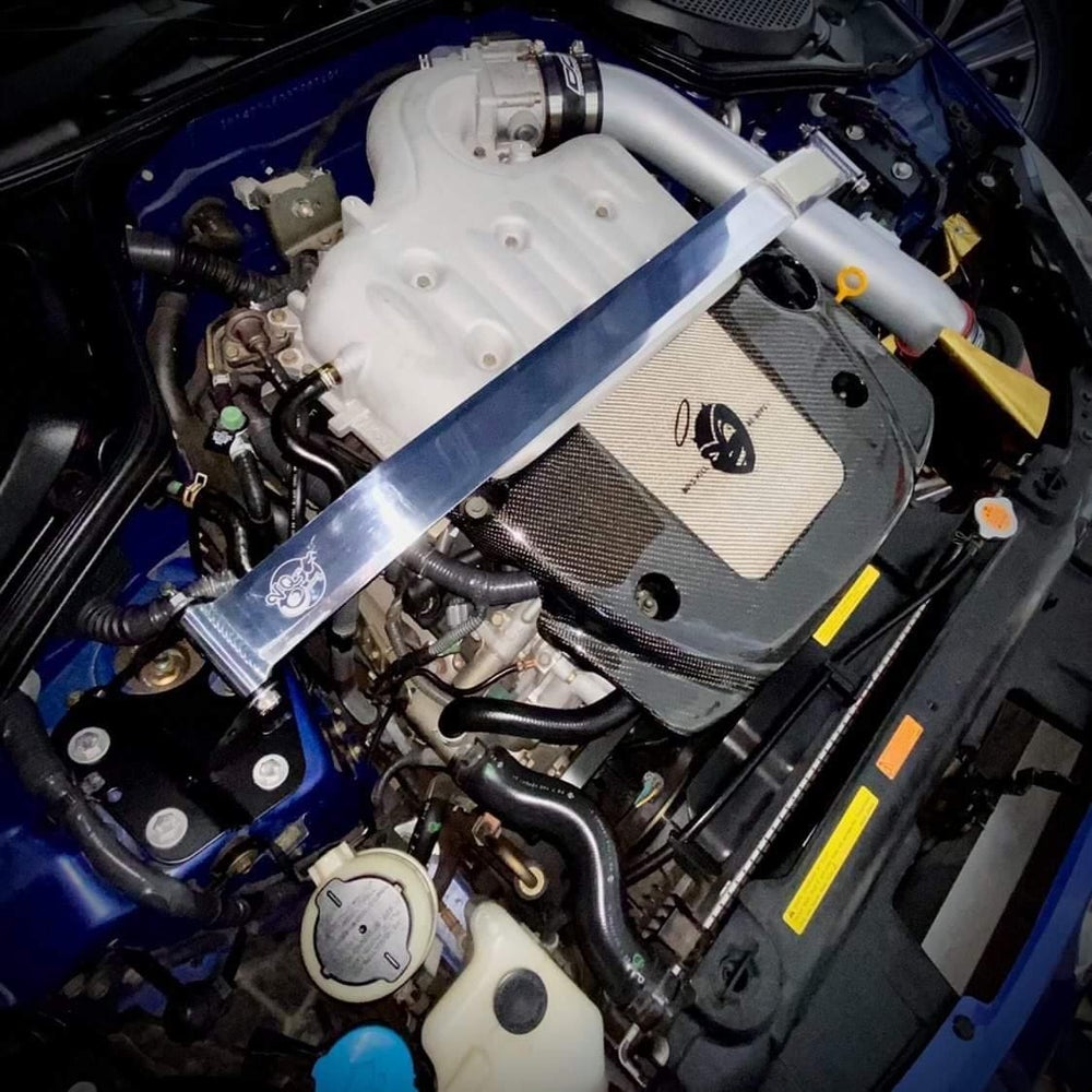Limited 350z Polished Upper Strut Tower Bar (03-08) - Limited 350z Polished Upper Strut Tower Bar (03-08) - 350z,