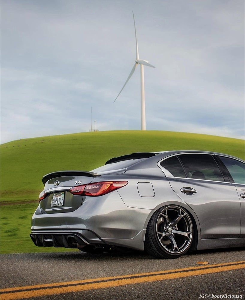 Q50 Carbon Fiber M Style Roof Spoiler