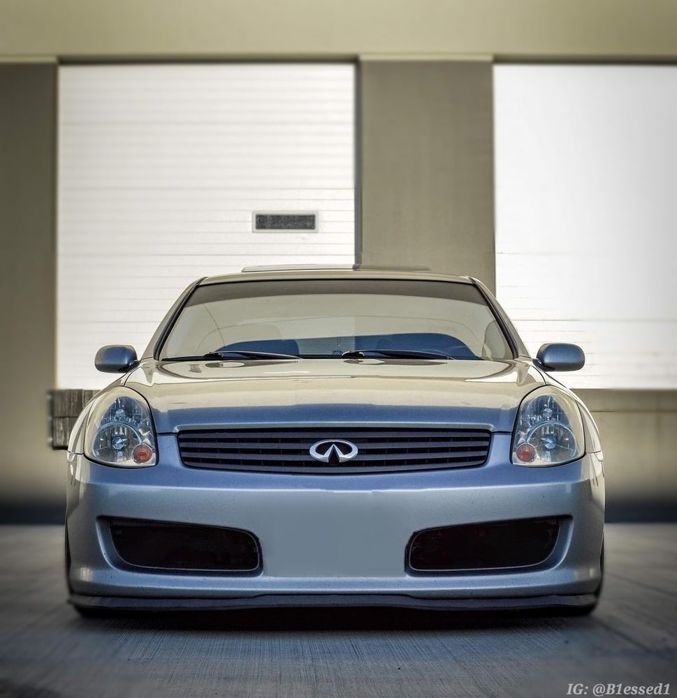 G35 Sedan Nismo V2 Front Bumper - Bumpers, Cosmetic, Discount $20, G35, Sedan silver infiniti coupe