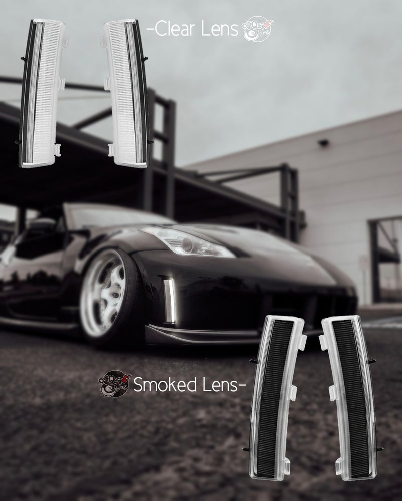 350z White LED Lazer Side Markers Lights