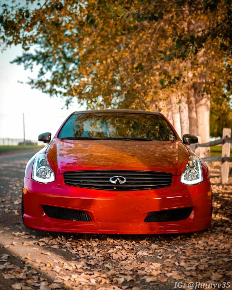 G35 Coupe Nismo Front Bumper - Bumpers, Cosmetic, Coupe, Discount $30, G35 red infiniti coupe