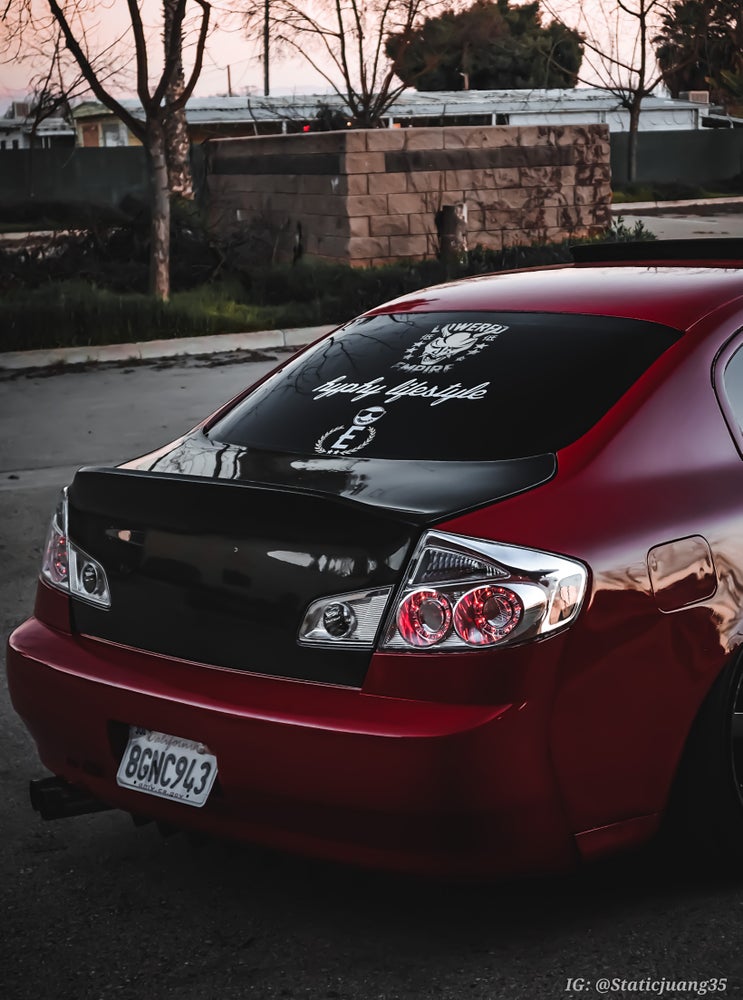 G35 Sedan Clear/Chrome Tail Lights - G35 Sedan Clear/Chrome Tail Lights - Competition Use, Cosmetic, Discount $20,